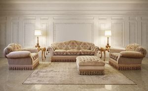 Glicine sofa, Classic style sofa, elegant and refined