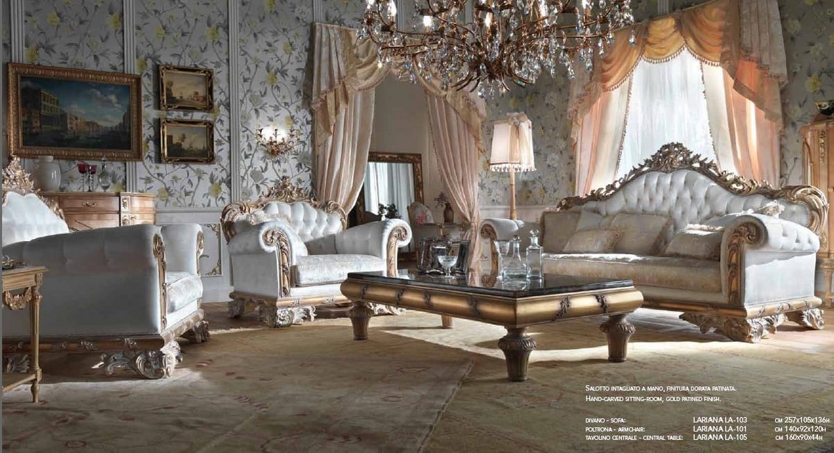 Lariana sofa, Sumptuous classic style sofa