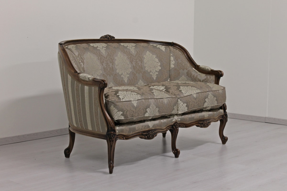 Luigi Filippo, Classic sofa Rococo style