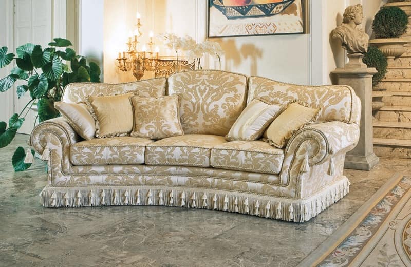 Paloma ring, Semicircular sofa, classic luxury style