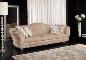 Scarlett, Plush sofa with precious decorations