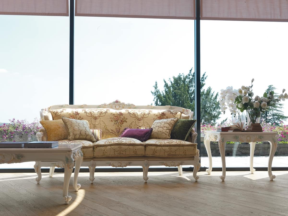 Serena sofa, Classic sofa, crafted artisanally