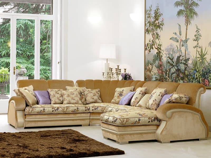 Sibilla, Classic style sofa Practice