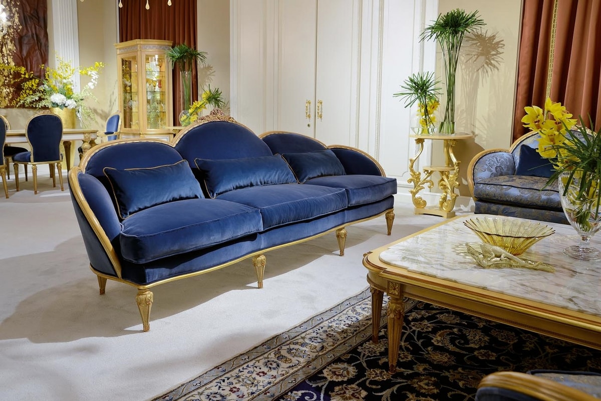 Sofa 4970 Louis XVI style, Louis XVI classic style sofa