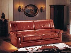 Tango, Sofa covered in leather, handmade