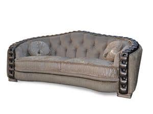 Tender, Luxurious sofa with tufted backrest
