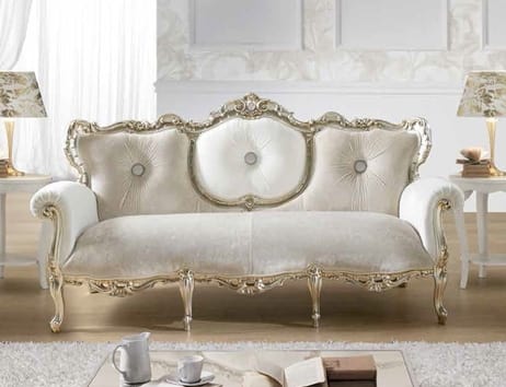 VINTAGE, Baroque sofa, with Swarovski