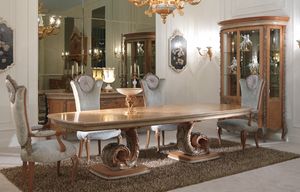 Art. 397, Luxurious table with carved base