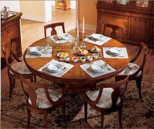 Art. 799/LZ, Dining table with round top