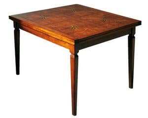 Boulogne VS.5514, Extending table with inlaid top, for living room