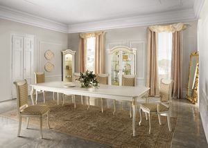 Diamante Art. 2620, Table in lacquered wood, classic style