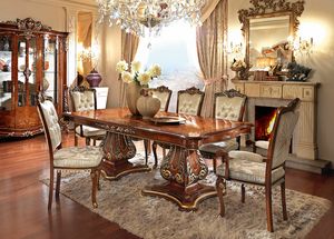 Firenze FZ71, Wooden dining table, extendable