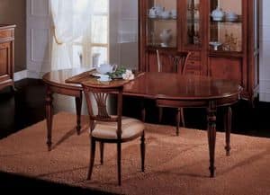 Opera extendable table, Extendable dining table, classic style