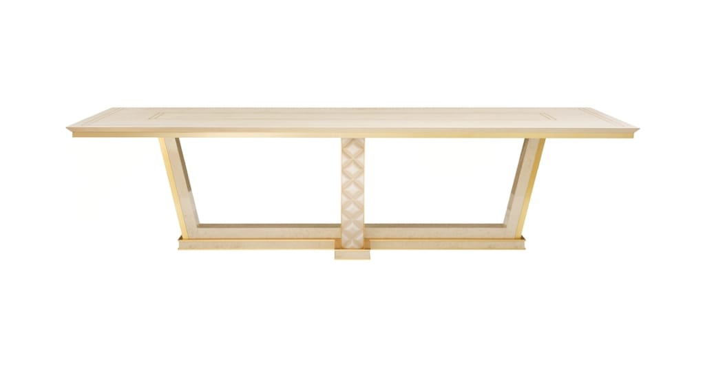 SIPARIO table, Rectangular wooden table for classic dining rooms