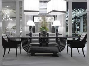 TA20.25, Elegant dining table, for luxurious rooms