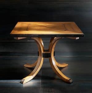 Victoria Art. 80.330, Square table in cherry wood, for living room