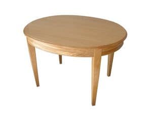 William, Classic table, handmade, oak veneered
