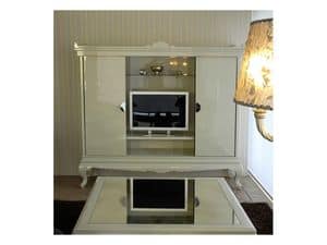 3520 TV STAND, TV stand in a contemporary style for hotel suites