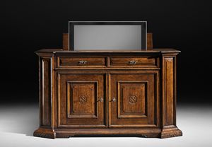 Art. 605/TV sideboard, Sideboard with lifting tv stand