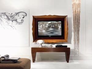 CN01 Pois, TV Frame, wooden, classic luxury, for living room