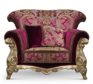 4049/L1, Classic armchair with carvings
