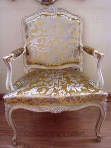 Art. 112, Luxury classic chair for home, Louis XV Style