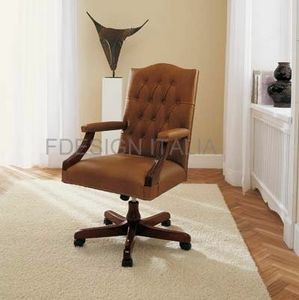 Art, Classic style armchair with wheels