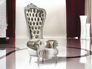 B/110/1 The Throne, Enveloping luxury armchairs for Living room