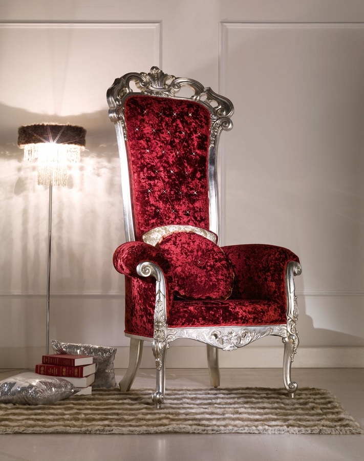 BS320A - Throne, Classic style padded throne