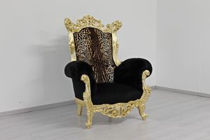 Finlandia throne animalier, Throne in Baroque style
