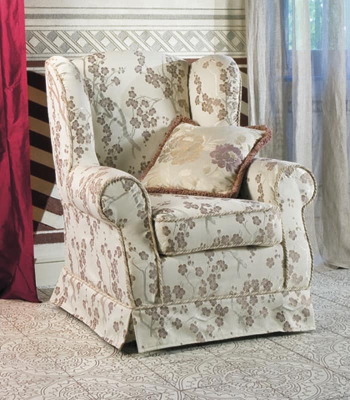 Francesca, Bergère armchair for living rooms