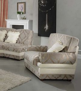 LIENZ armchair, Classic luxury armchair