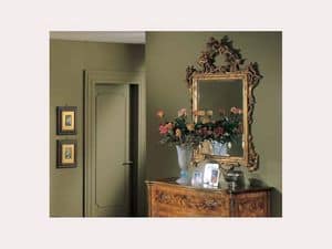 3265 MIRROR, Classic rectangular mirror, hand carved