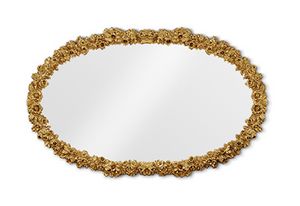 4058, Carved oval mirror