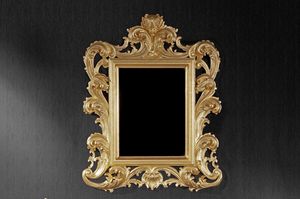 Ricciolo small, Classic mirror suited for hotels and restaurants