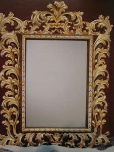 Art. 101G, Mirror with frame, classic luxury, style '700 Tuscan