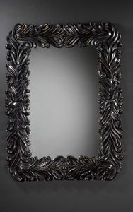 Art. 20702, Wall mirror, glossy black colour