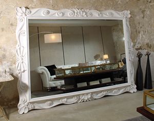 Art. 20930, Large mirror with carved frame