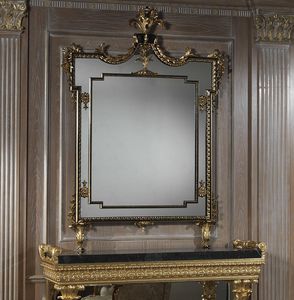 Art. 2095 mirror, Rectangular mirror with carved frame