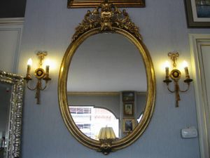 Art.810, Oval mirror, classic style