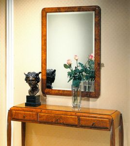 Art Déco Art.550 mirror, Mirror in bevelled glass
