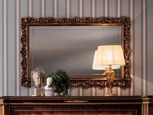 Modigliani carved mirror, Mirror with precious frame