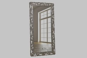 Virgola Big, Mirror with French Baroque Rococo style carvings