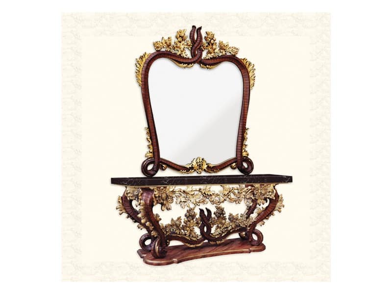 Wall Mirror art. 161, Mirror with frame, 600 style