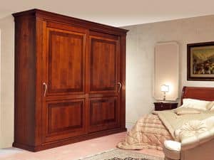 Art. 2004/952/2 2 doors, Luxurious wardrobes, sliding doors with inlay, for classic bedrooms