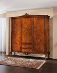 Art. 311, Wardrobe 3 doors and 2 drawers ideal for classic bedrooms