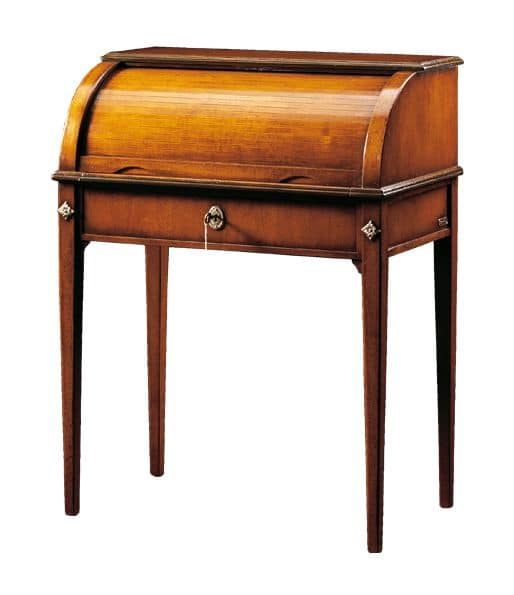Andrea FA.0041, Roller desk with a drawer, in Louis XVI style