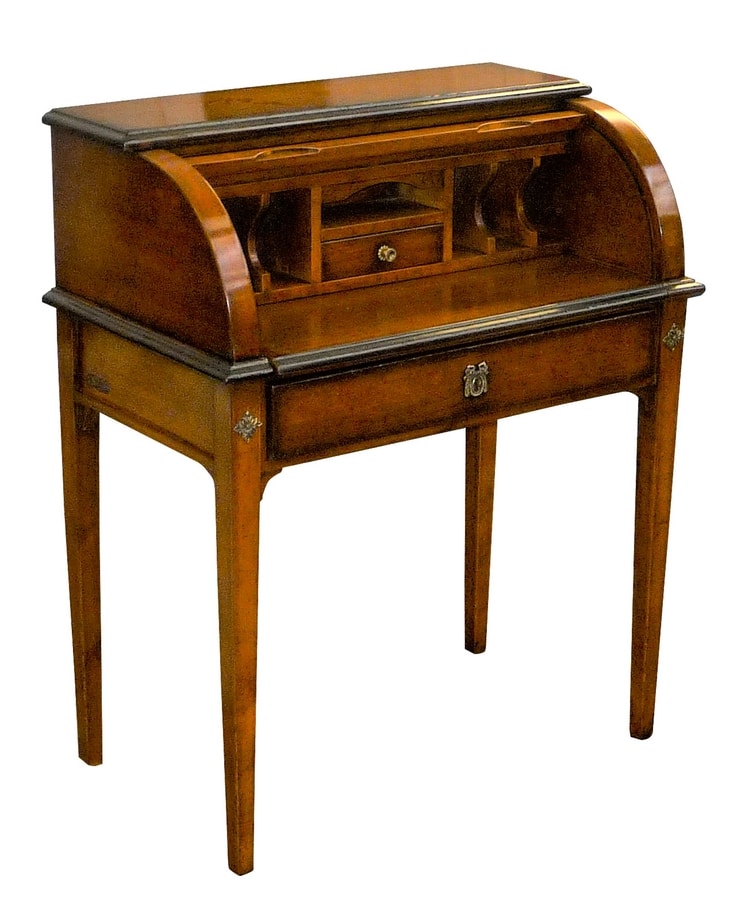 Andrea FA.0041, Roller desk with a drawer, in Louis XVI style