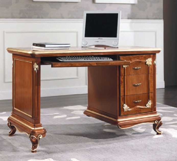 Art. 3092, Refined writing desk with carvings