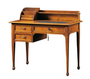 Delia FA.0036, Writing desk with riser and three drawers